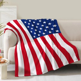 Manta de bandera americana, regalos para hombres, niños, papás, mujeres, marido, cumpleaños, Navidad, San Valentín, regalo de EE. UU., Decoración temática de la bandera nacional de EE. UU., recámara,