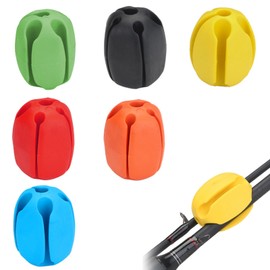 Fishing Rod Tie Holder, Rubberised Fishing Rod Clip, Fishing Rod Protection Attachment, 6 Pieces Fishing Rod Attachment Rubber Fixed Ball, Fishing Protection Rubber Accessories, Reusable Fishing Tool