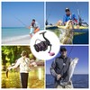 SOUUXIU Spinning Fishing Reel,Saltwater Rotating Reel,Smooth Rotating Reel,Powerful Cnc Rocker