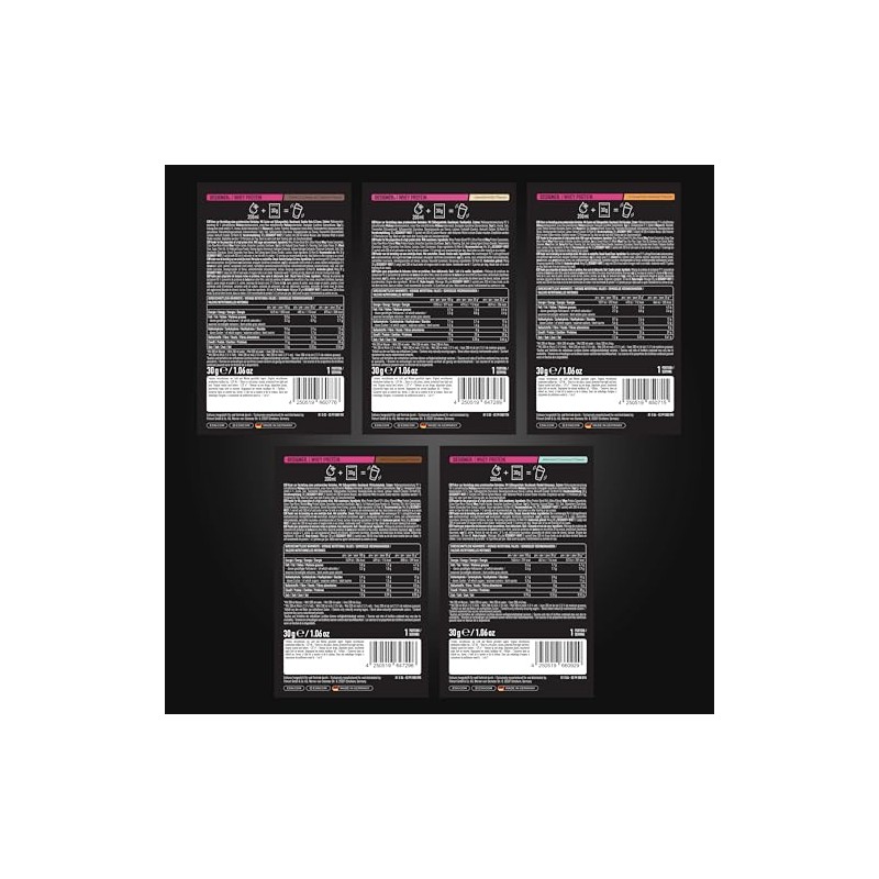 ESN Designer Whey Protein Powder, Button Box, 5 x 30