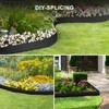 SSOAAW Steel Landscape Edging, 5 Packs 39 x 3.8 in