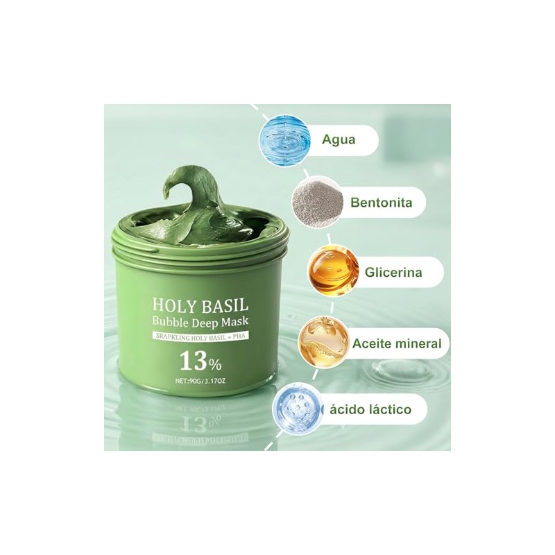 Mascarilla de Arcilla Burbujeante Bubble Clay Mask, Deep Cleansing Pore