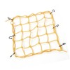 A ABSOPRO Yellow Nylon Rubber 6 Hook Luggage Cargo Flexible