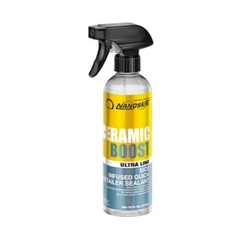 Nanoskin Ultra Line CERAMIC BOOST 16 Oz. –DIY Ceramic SiO2 Spray Sealant for Finishes and Ceramic Coatings | Proprietary (Nano SiO2) Formula | Cars, Trucks, Boats, Bikes, ATV, RV, Glass
