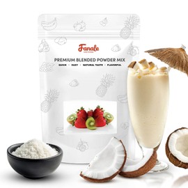 Fanale Premium Coconut Bubble Tea Flavoring Powder for Boba Tea| Perfect for Baking, Smoothies, Desserts and Drinks | Instant Boba Bubble Tea Powder for Milk Tea - 2.2 Pounds (Pack of 1)
