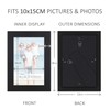 Icona Bay 10 x 15 cm Black Picture Frame, Sturdy