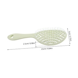 Mikinona Paddle Curved Hair Brush for Wet and Dry Professional Styling Tool for Women Men for Long Hair and High Crown Volumizing Durable and User Friendly