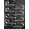 Grandmama's Goodies C442 Candy Cane Chocolate Candy Mold with Exclusive Molding Instructions
