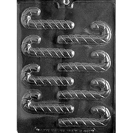 Grandmama's Goodies C442 Candy Cane Chocolate Candy Mold with Exclusive Molding Instructions