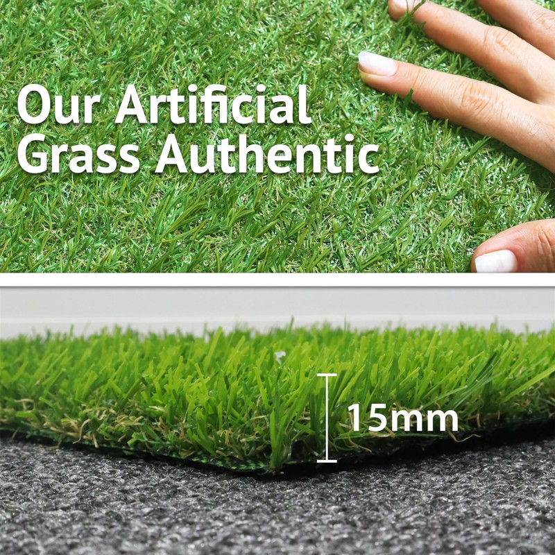 WALPLUS 200 cm x 33 cm Artificial Grass Table Runner