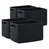 OIAHOMY 4 Pack Storage Baskets for Organizing, Cube Storage Bins
