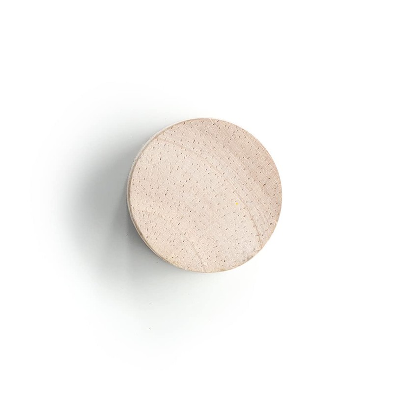 Zeller 11244 Wooden Magnet Set of 4 Approx. Diameter 2.2