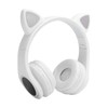 LED Noise Reduction Headset Cat Ear Shape Bluetooth 5.0 Headset