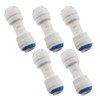 E-outstanding 5-Pack RO Water System Equal Straight 1/4" Plastic Quick