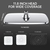 Veken 11.8 Inch High Pressure Rain Shower Head -Shower Heads