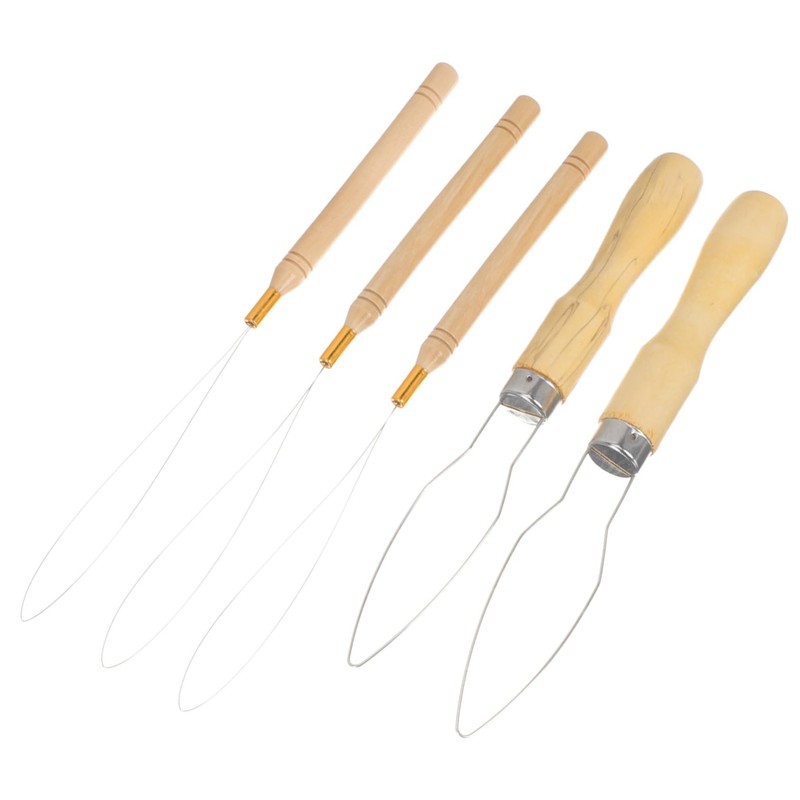 FOMIYES 2sets Threaded Tool Sewing Bead Threading Tool Bead Threading