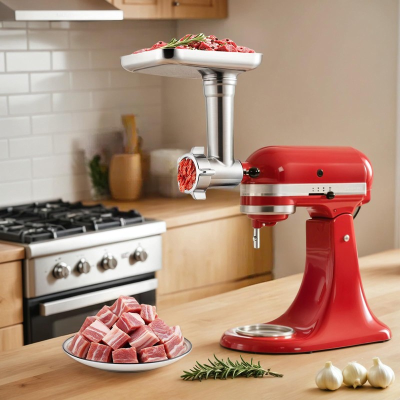 Ezato Meat Grinder Attachment for KitchenAid Mixer, Food Grinder Attachment