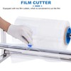 Consfly Stretch Film Wrap Dispenser with Cutter, 13.78 inch Table