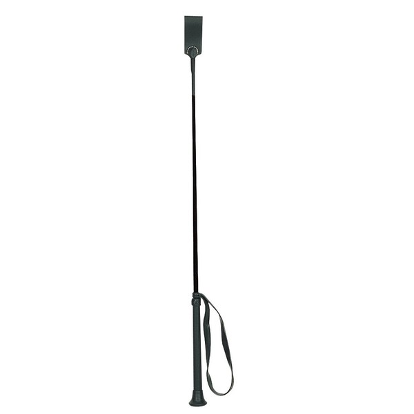 Weaver Leather Riding Crop with PVC Handle, Black, 24"