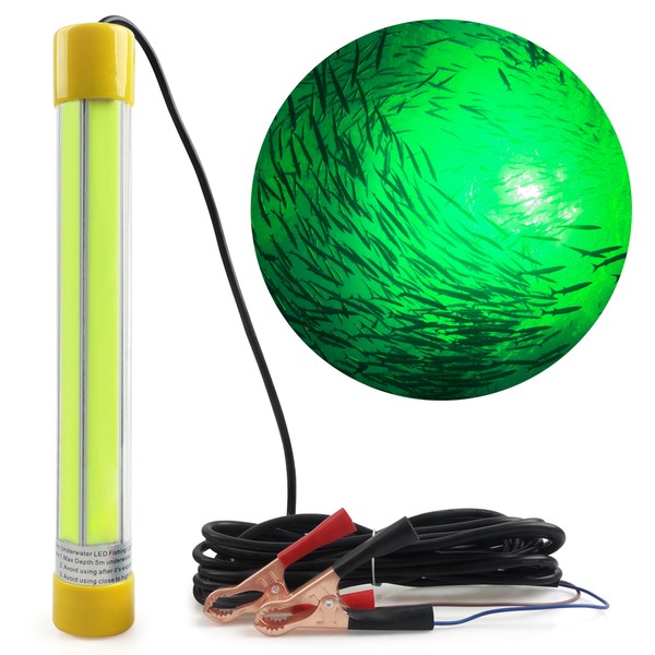 Underwater Fishing Light 30000 Lumens 12V 50W 16.5ft Wire LED