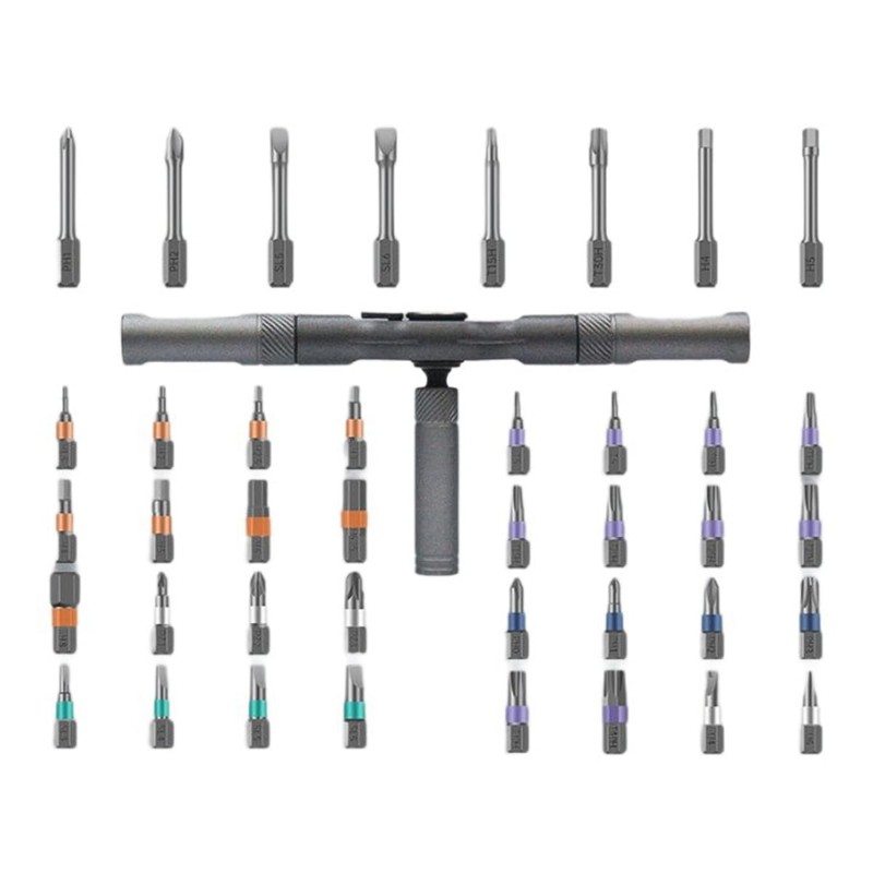 Enwye 42 in 1 Ratchet Screwdriver Set High Hardness Chrome
