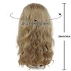 20 inch Long Blonde 80s Wig for Men Curly Rocker