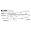 Niigata Seiki SK Plastic Caliper Quick Scale 3.9 inches (100