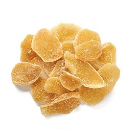NY SPICE SHOP Ginger Candy – 1 Pound (1 lbs.) Candied Ginger Slices – Dried Ginger Candy – Crystallized Candied Ginger Slices – Ginger Hard Candy – Crystallized Ginger Chunks – Dried, Non-GMO, Bulk