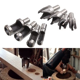 8 Pieces HSS Wood Plug Cutter Set, ASelected Tenon Cutter Drill Bits for Wood Set Trend Metric 6mm 10mm 13mm 16mm