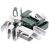 FUJIDENSO 8 Pack Wire Shelving S Hook (Green Expoxy), Connecting