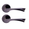 HANDLEZONE® Zena Lever On Round Rose Door Handles, Internal Passage