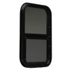ToughGrade Vertical Sliding Black RV Window 15" X 22" X