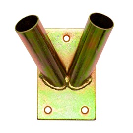 DOJA Barcelona Flag Holder Wall 2 Hole Flag Holder Outdoor Large Flag Pole Wall Mount Bracket Flag Pole Holder Flag Wall Holder Flag Pole Holder Flag Pole Holder