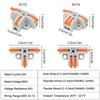 Linkstyle 50pcs Electrical Connectors, 24-12 AWG T Tap Wire Connectors