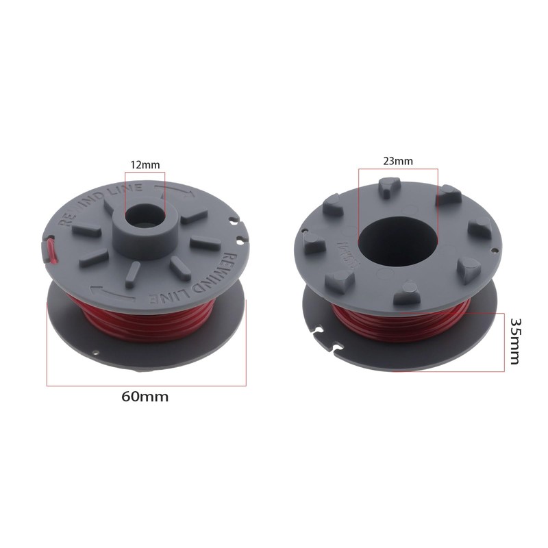 ECSiNG 2 x 6m 60x35mm Gardena Turbo Trimmer SmallCut 2401