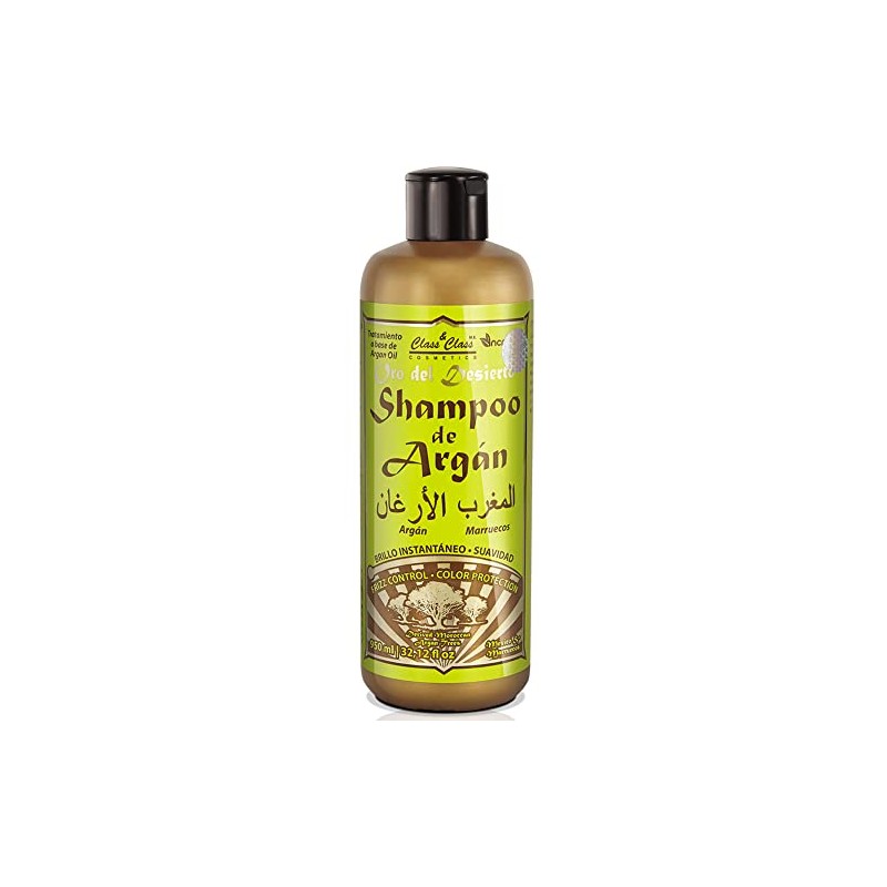 Champú de aceite de argán, control de encrespamiento y protección