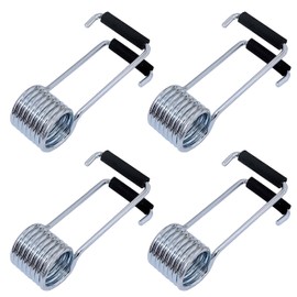 4 Packs Universal Butterfly Spring Door Closer Self-Closing with Rubber Bumpers, Fit for Door Butt Hinge Pins