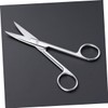 Minkissy Stainless Steel Curved Makeup Scissors for Eyebrows Eyelids Nose