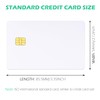 10 Pack SLE4442 Chip Blank Credit Cards with 2 Track