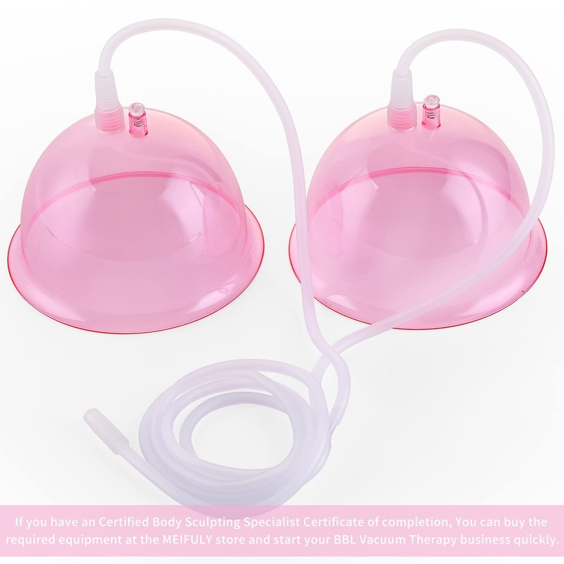 Vacuum Therapy Machine Accessories, Meifuly Upgraded Premium 7.28inch Diameter Extra-Large