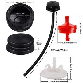 667460 442750 298090 Primer Bulb Body Assembly Kit Replacement Toro Lawn Boy 66-7460 44-2750 120-440 24-1027 Snowblower/Lawnmowers with Hose 298090 150 um 2 Clamps Fuel Filter for Briggs Stratton