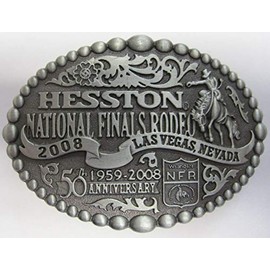 Fashion Belt Buckle National Finals Rodeo Hesston 2008 Youth (Small) Nfr Cowboy Agco Pcra Selecting Accessories for Your Wardrobe