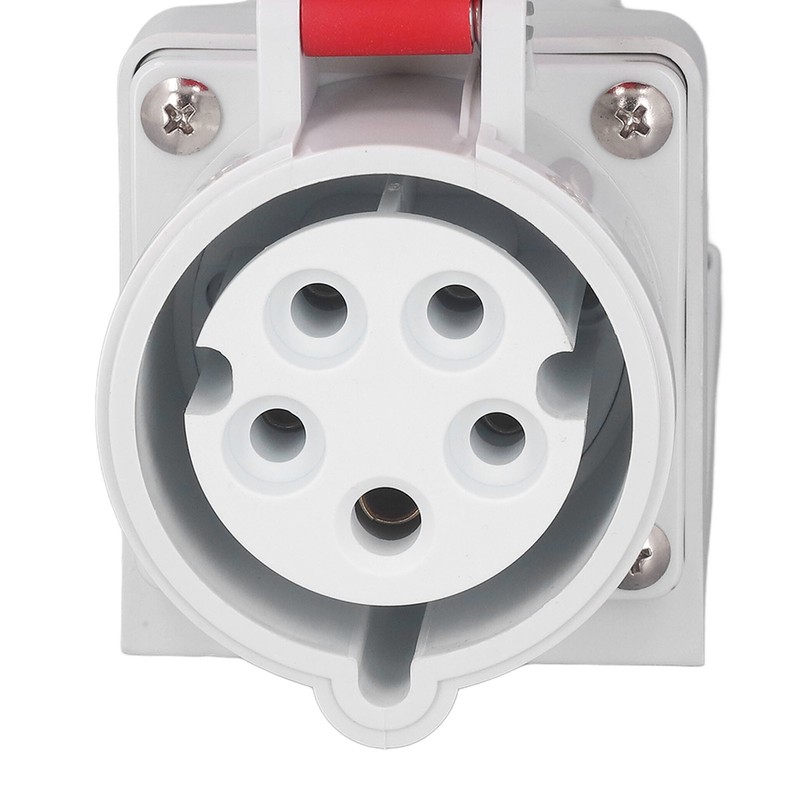 Industrial Connector Socket 32A 3P+N+E IP44 Waterproof Dustproof Surface Mounted