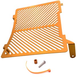 HTTMT- US-GZSP-K7-003-ORG- Aluminum Radiator Guard Grille Protector Cover Orange Compatible With DUKE 790 18-19 TZ Orange