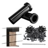 Muzata 120 Pack 1/8" Black Cable Railing Protector Sleeves T316
