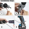 Universal Electric Drill Plate Cutter Attachment Electric Sheet Metal Cutter