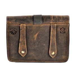 Leather Belt Bag Biker Bag Waist Bag Vintage Hunter Leather, brown