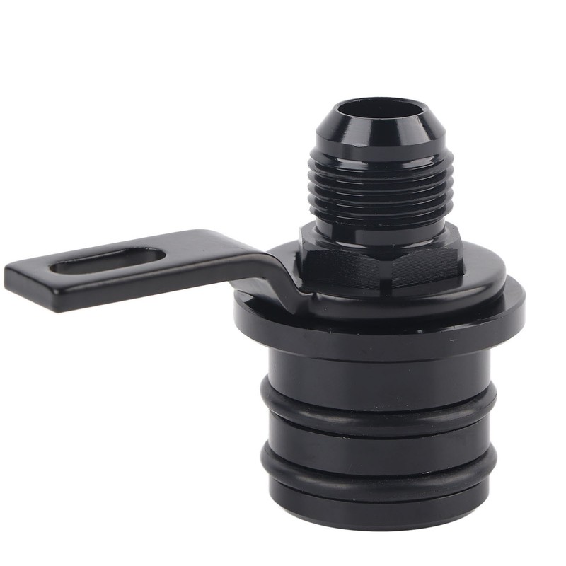 10AN Breather Fitting Adapter Black Aluminium Alloy Lightweight for Oil