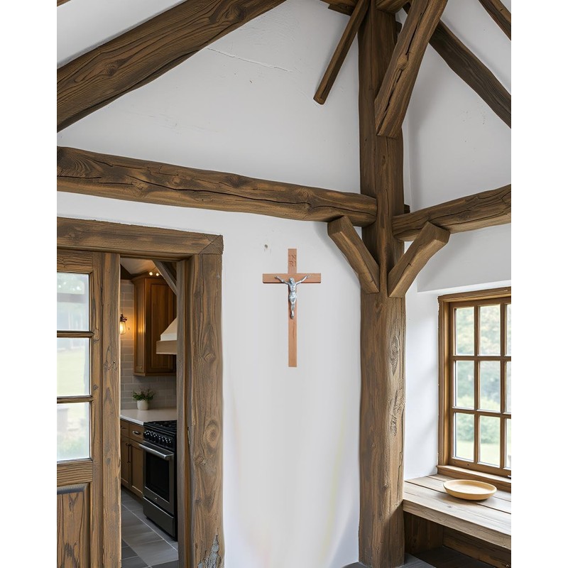 Kaltner Präsente Gift idea: 25 cm wall cross crucifix made