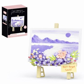 Eloxomer Mini Flower Picture Frame Building Bouquet Set, 357Pcs Painting Photo Frame Room Desktop Decoration And Message Stickers For Her & Him, Kids Ages 8+